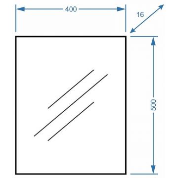 Зеркало Stella (Стелла) Polar Норина 40х50 SP-00000168 белый