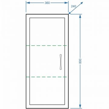 Шкаф подвесной Stella (Стелла) Polar Концепт 36/80 SP-00000138 белый