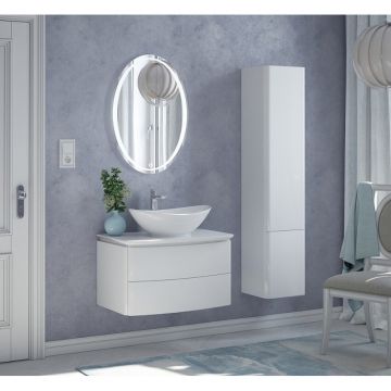 Шкаф-пенал Corozo (Корозо) подвесной Огайо 40 универсальный SD-00000631 белый