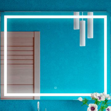 Зеркало LED Corozo (Корозо)Барго 1000х800, сенсор SD-00000804 белый