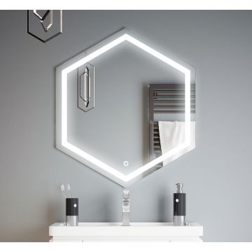 Зеркало LED Corozo (Корозо)Теор 700х800, сенсор SD-00000922 белый