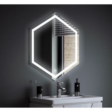 Зеркало LED Corozo (Корозо)Теор 700х800, сенсор SD-00000922 белый