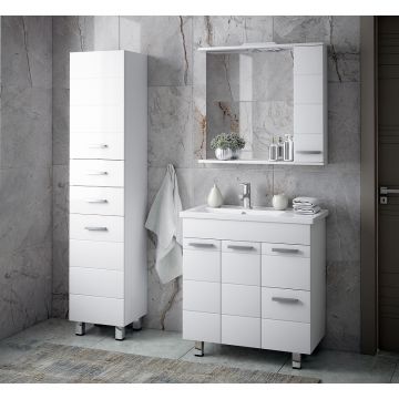 Зеркало-шкаф Corozo (Корозо) Денвер 80/С SD-00000532 белый