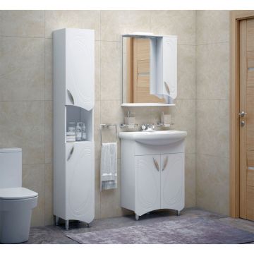 Зеркало-шкаф Corozo (Корозо) Кентис 60/С SD-00000288 белый
