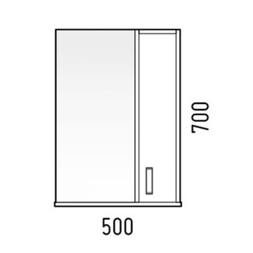Зеркало-шкаф Corozo (Корозо) Колор 50 SD-00000683 белый