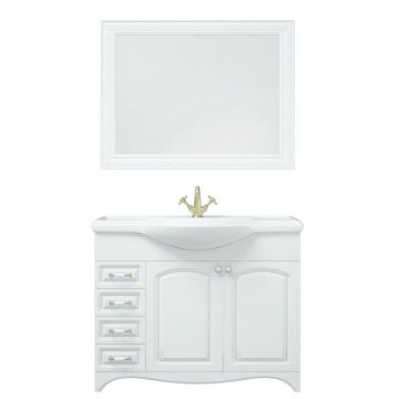 Зеркало Corozo (Корозо) Классика 105 универсальный SD-00000268 белый