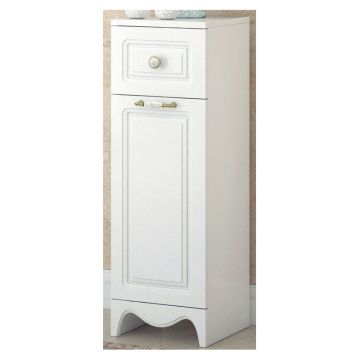 Комод - пенал Corozo (Корозо) Классика 30, SD-00000336 белый