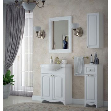 Комод - пенал Corozo (Корозо) Классика 30, SD-00000336 белый