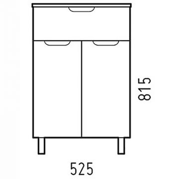 Комод Corozo (Корозо) Лея 50 Z1 SD-00001510 белый