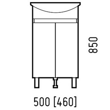 Тумба Corozo (Корозо) Джуно 50 М, SD-00000691 белый
