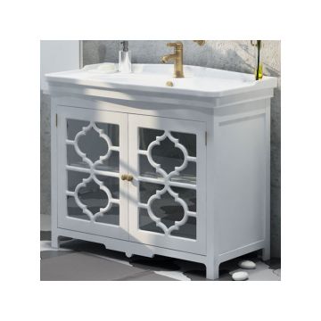 Тумба Corozo (Корозо) Манойр 105, SD-00000357 белый