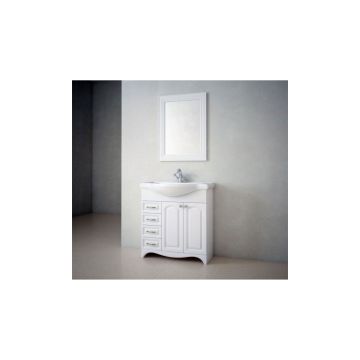 Зеркало Corozo (Корозо) Классика 80 универсальный SD-00000271 белый