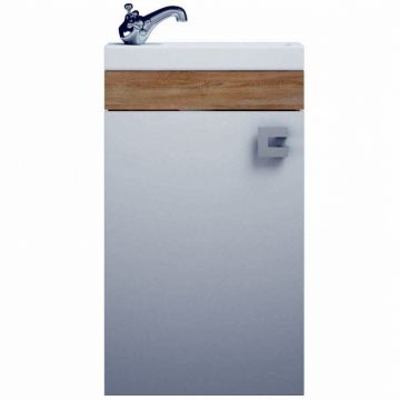 Тумба Corozo (Корозо) подвесная Комо 40, SD-00000352 Сонома, белый