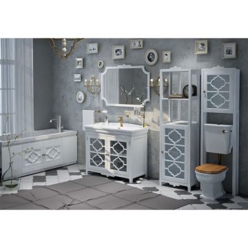 Зеркало Corozo (Корозо) Манойр 105 SD-00000272 белый