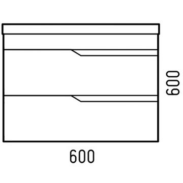 Тумба Corozo (Корозо) подвесная Теона 60 Z2, SD-00001672 белый