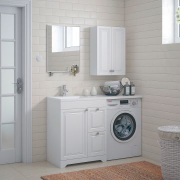 Шкаф подвесной Corozo (Корозо) Леон 50 SD-00000775 белый