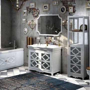 Зеркало Corozo (Корозо) Манойр 85 SD-00000980 белый