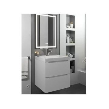 Тумба под раковину для ванной Uperwood Tanos NEW, 50 см, подвесная, белая