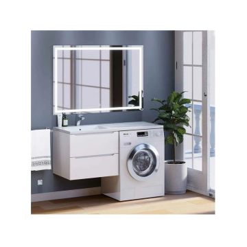 Тумба под стиральную машину Uperwood (Аппервуд) Tanos, 60 см, подвесная, белая