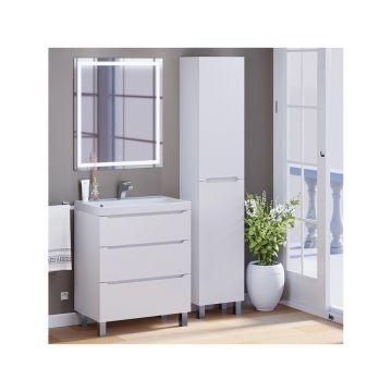 Тумба под раковину для ванной Uperwood (Упервуд) Tanos напольная, 70 см, белая, 3 ящика 291020330