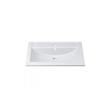 Тумба с раковиной для ванной Uperwood (Упервуд) Foster New, 70 см, подвесная, серый графит KFosterNEW70g