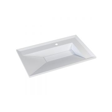 Тумба с раковиной для ванной Uperwood (Упервуд) Lotus Premium, подвесная, 80 см, серая 39340207462