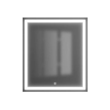 Зеркало для ванной с подсветкой Uperwood (Аппервуд) Tanos, 70х80 см, LED подсветка, сенсорный выключатель, антизапотевание