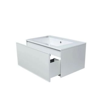 Тумба под раковину для ванной Uperwood (Аппервуд) Parma Premium, подвесная 75 см, белая