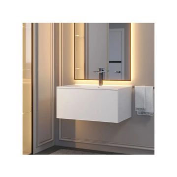 Тумба под раковину для ванной Uperwood (Аппервуд) Parma Premium, подвесная 75 см, белая