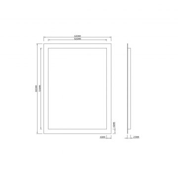 Зеркало RoxenBath (РоксенБаз) Bliss 60x80 см, 510035-60