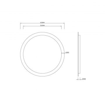 Зеркало RoxenBath (РоксенБаз) Adema 60x60 см, 510065-66