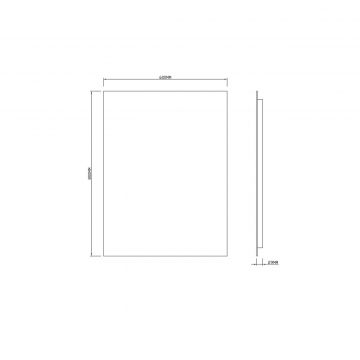 Зеркало RoxenBath (РоксенБаз) Pure 50x70 см, 510175-50