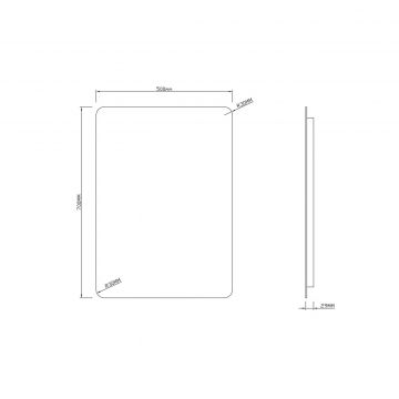 Зеркало RoxenBath (РоксенБаз) Bella 50x70 см, 510055-50