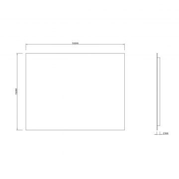 Зеркало RoxenBath (РоксенБаз) Pure 90x70 см, 510175-90