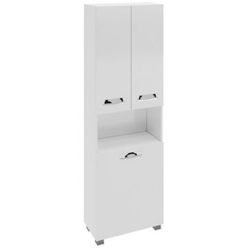 Пенал Vigo (Виго) Plaza 60, pn.PLA.60 с бельевой корзиной, белый