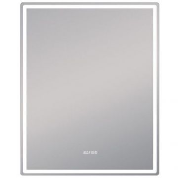 Зеркало Vigo (Виго) Roberta Luxe 80, z.ROB.80.Luxe подсветка, сенс. упр-е, встр. часы, ф-ция антизапотевания, таймер отключени