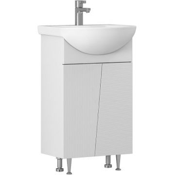 Тумба Vigo (Виго) Selena 50, tn.SEL.BAL.50.2D напольная, 2 дв., с сифоном, (под раковину Балтика 50) белый