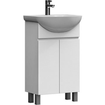 Тумба Vigo (Виго) Wing 50, tn.WIN.BAL.50.2D напольная, 2дв., (под раковину Балтика 50) белый