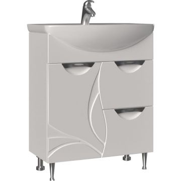 Тумба Vigo (Виго) Callao 70, tn.CAL.BAL.70.1D.2Y напольная, 1 дв., 2 ящ., (под раковину Балтика 70) , белый