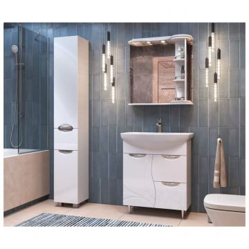 Тумба Vigo (Виго) Callao 70, tn.CAL.BAL.70.1D.2Y напольная, 1 дв., 2 ящ., (под раковину Балтика 70) , белый