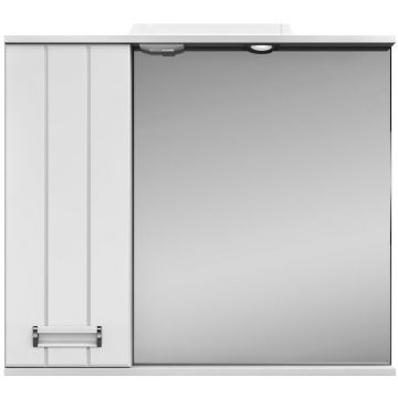 Зеркало Vigo (Виго) Diana 80, z.DIA.80.L.El левое, с подсветкой, белый