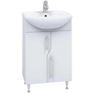 Тумба Vigo (Виго) Grand 55, tn.GRA.UYU.55.2D напольная, 2 дв., (под раковину Уют 55) белый