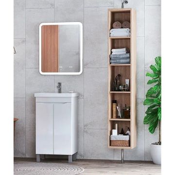 Тумба Vigo (Виго) Grani 50, tn.GRI.FOS.50.2D напольная, 2 дв. (под раковину Фостер 50) белый