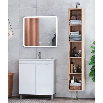 Тумба Vigo (Виго) Grani 75-2-0, tn.GRI.OSK.75.2D напольная, 2 дв.(под раковину Оскар 75) белый