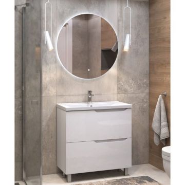 Тумба Vigo (Виго) Neo 80-0-2, tn.NEO.9696.80.2Y напольная, 2 ящ. (под раковину NEO 80) белый