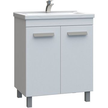 Тумба Vigo (Виго) Nova-60, tn.NOV.MIR.60.2D напольная, 2 дв. (под раковину Миранда 60) белый