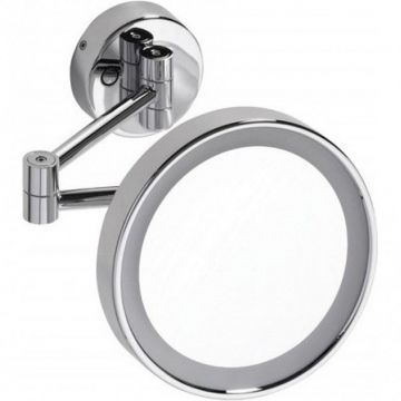 Зеркало косметическое Bemeta (Бемета) d200 мм с подсветкой LED сенсорное хром (116101142)