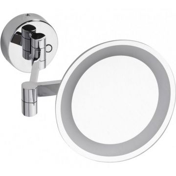 Зеркало косметическое Bemeta (Бемета) d200 мм с подсветкой LED сенсорное хром (116101802)