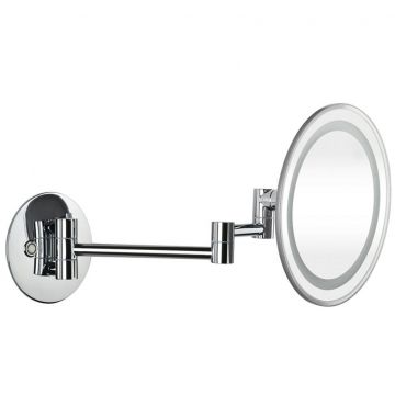 Зеркало косметическое Bemeta (Бемета) d200 мм с подсветкой LED сенсорное хром (116301802)