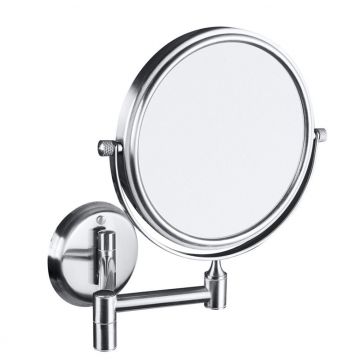 Зеркало косметическое Bemeta (Бемета) Neo d133 мм сталь шлифованная (106301705)